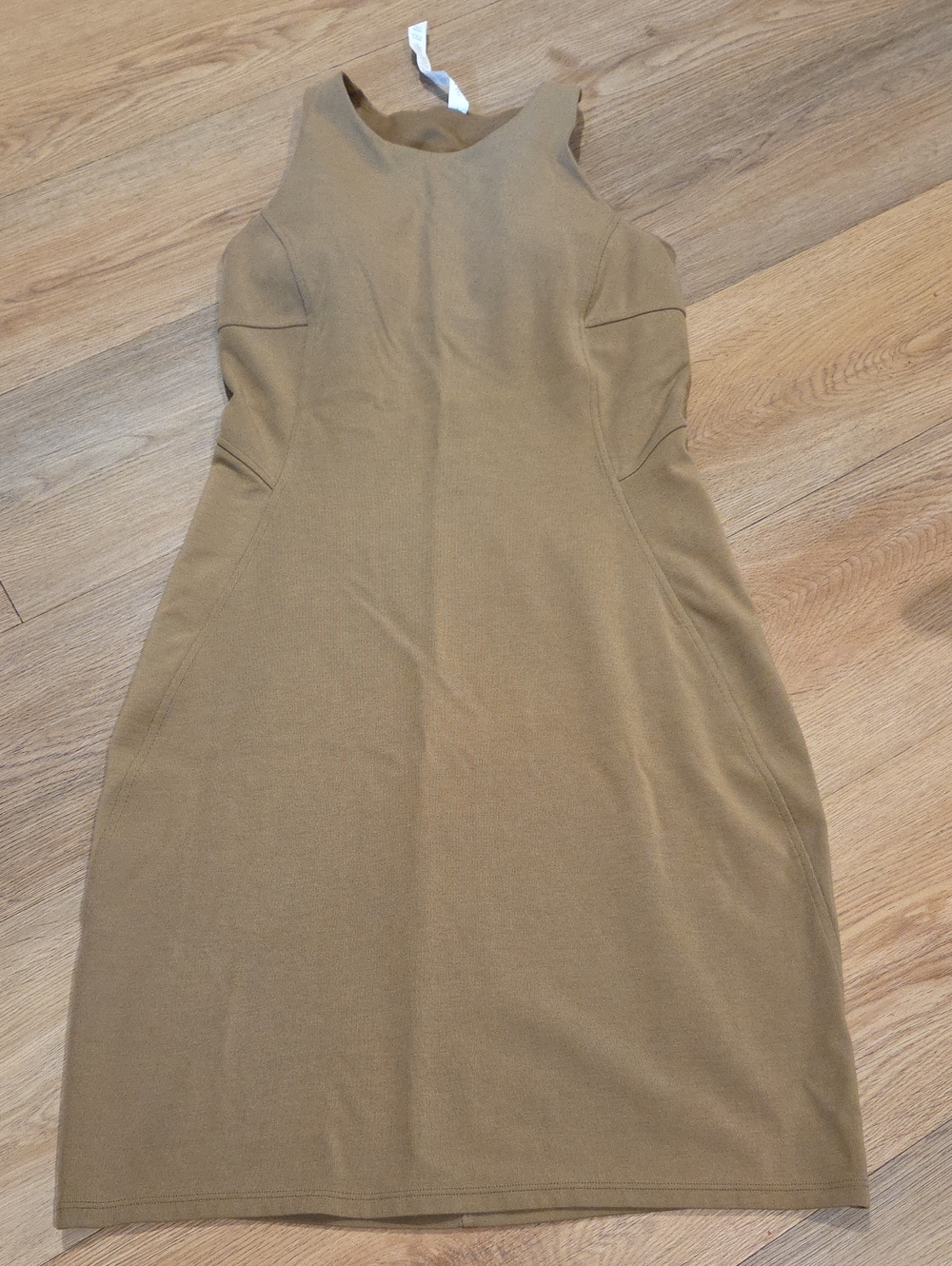lululemon athletica Sleeveless Tan Bodycon Mini Dress